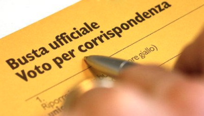 busta voto per corrispondenza