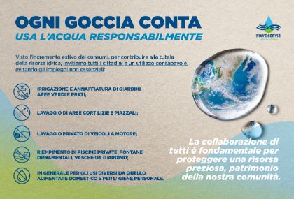 OGNI GOCCIA CONTA