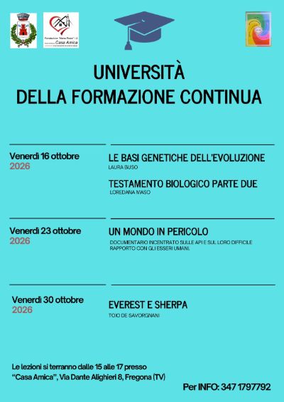 Appuntamenti di Ottobre 2026