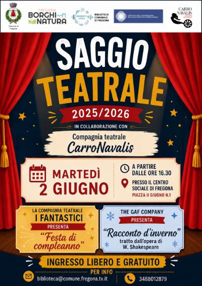 Saggio teatrale 2025-2026